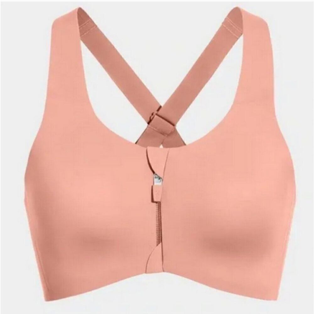 Knix Catalyst Front Zip Sports Bra Ginger Sz 8